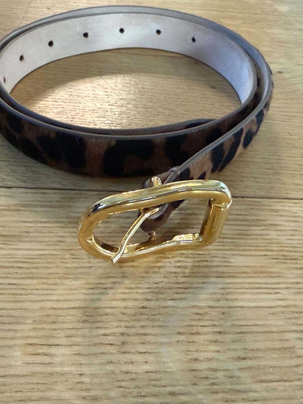 Dehanche Cheetah Belt in Pony Hair